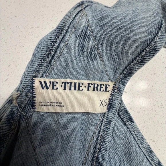 New We The Free Ziggy Denim Overalls in color Blue Moon - Picture 7 of 8